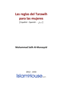 Las reglas del Tarawih  para las mujeres Muhammad Salih Al-Munayyid