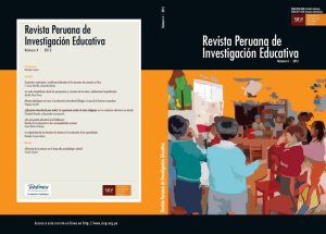 Revista Peruana de Investigación Educativa