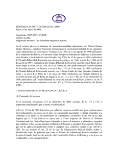 Judgment of the Bolivian Constitutional Court (Spanish)