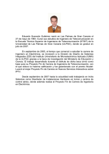 Sr. D. Eduardo G. Quevedo Gutiérrez