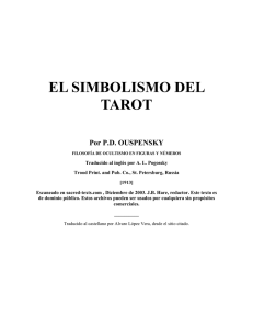 Ouspensky PD - El simbolismo del tarot .pdf
