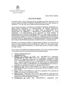 CFP. Acta Nº 48/2014