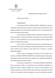 CFP. Resolución Nº 10/2013 (29-08-13) Convocatoria proyectos calamar 2013