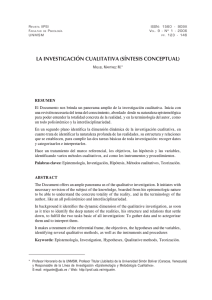 Investigaci n Cualitativa ( MART NEZ , M.)