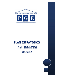 Plan Estratégico Institucional PGE Mayo 2015 – Diciembre 2018 (Archivo PDF, peso: 945KB)