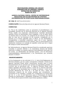 PROCURADURÍA GENERAL DEL ESTADO SUBDIRECCIÓN DE ASESORÍA JURÍDICA EXTRACTOS DE CONSULTAS