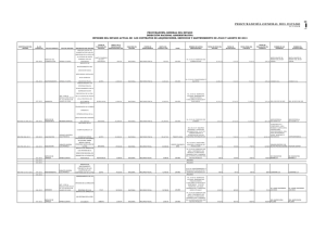 Informe del estado actual de los contratos de adquisiciones, servicios y mantenimientos de julio a agosto de 2013 (Archivo PDF)