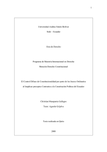 T694-MDE-Masapanta-El control difuso de constitucionalidad por parte de los jueces ordinarios....pdf