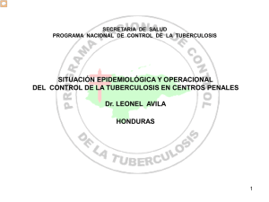 Honduras Epidemiological Situation and Operational TB Control in prisons pdf, 1.74Mb