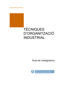Tècniques d'Organització Industrial