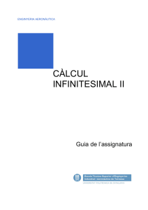 Càlcul Infinitesimal II