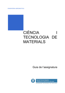 Ciència i Tecnologia de Materials