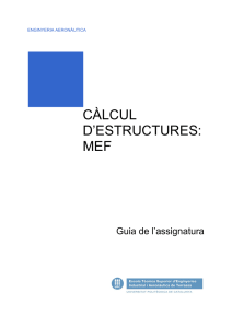 Càlcul d'Estructures: MEF