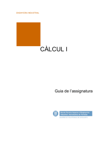 Càlcul I