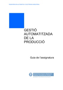 Gestió Automatitzada de la Producció