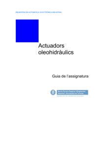 Actuadors Oleohidràulics