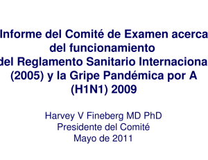 Presentación del Dr. Harvey Fineberg, Presidente del Comité de Examen del RSI, a la Asamblea Mundial de la Salud pdf, 37kb