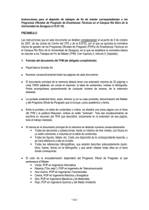 Documento pdf con instrucciones para el depósito del TFM