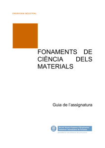 Fonaments de Ciència dels Materials