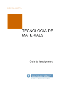 Tecnologia de Materials