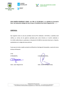 Acordo da Asemblea Xeral da FGC de data 24-9-2010, polo que se subscriben as normas de bo goberno das Federaci ns Deportivas Galegas