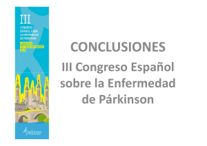 CONCLUSIONES del III CONGRESO NACIONAL DE PARKINSON