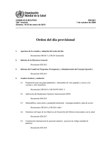 Orden del día provisional [pdf]