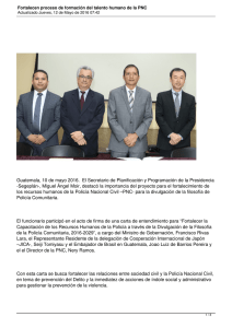 Guatemala, 10 de mayo 2016.  El Secretario de Planificación y... -Segeplán-, Miguel Ángel Moir, destacó la importancia del proyecto para...
