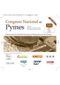 Programa Congreso Nacional PYMES Madrid 09 Áudea Netasq (PDF)