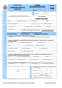 Certificado Penales. Modelo 790