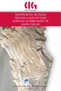 Identificación de riscos laborais e Guía de boas prácticas na elaboración de pedra natural. Galego