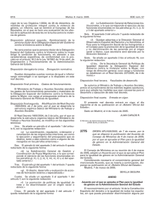 Orde APU/526/2005, de 7 de marzo, pola que se dispón a publicación do Acordo do Consello de Ministros de 4 de marzo de 2005, polo que se aproba o Plan para a igualdade de xénero na Administración Xeral do Estado