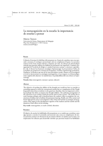 La Metacognición en la Escuela.pdf