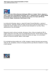 Funcionarios de la Oficina Nacional Antidrogas (ONA) en el estado ... niños y niñas de la comunidad de Cumarebo, con la ...