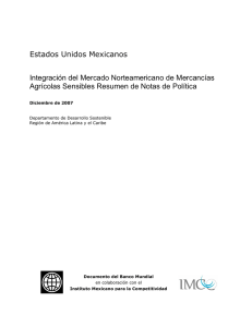 Apertura comercial sectores agrícolas sensibles (documento - resumen) 2008