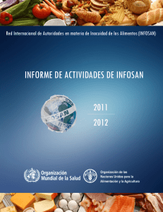 Informe de actividades de INFOSAN 2011-2012