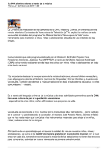 La Directora de Reducción de la Demanda de la ONA,... revista televisiva Contrastes de Venezolana de Televisión (VTV), explicó la...