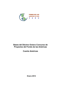 Bases XVIII Concurso del Fondo de las Américas (.pdf)