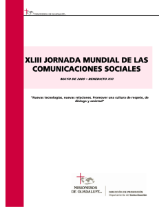 XLIII XLIII JORNADA MUNDIAL JORNADA MUNDIAL JORNADA MUNDIAL DE