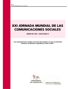XX XXIIII JORNADA MUNDIAL JORNADA MUNDIAL JORNADA MUNDIAL DE