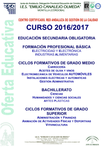 Cartel Oferta Educativa General