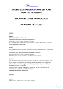 16.- Sociedades Civiles y Comerciales - Dr. Gulminelli