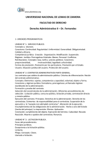 Derecho Administrativo II - Dr. Fernandez