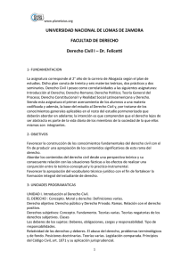 Derecho Civil I - Dr. Felicetti