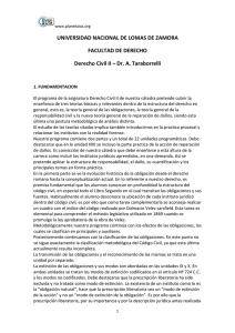 Derecho Civil II - Dr. A. Taraborrelli