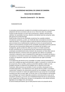 Derecho Comercial II - Dr. Barreiro