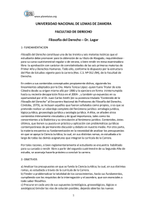 Filosofia del Derecho - Dr. Lagar