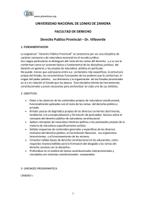 Derecho Publico Provincial - Dr. Villaverde