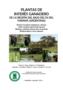 AGROFORESTERIA LIBRO FORRAJERAS DEL DELTA - Rossi et al. 2014-2