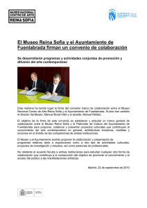 El Museo y el Ayuntamiento de Fuenlabrada firman un acuerdo de colaboración